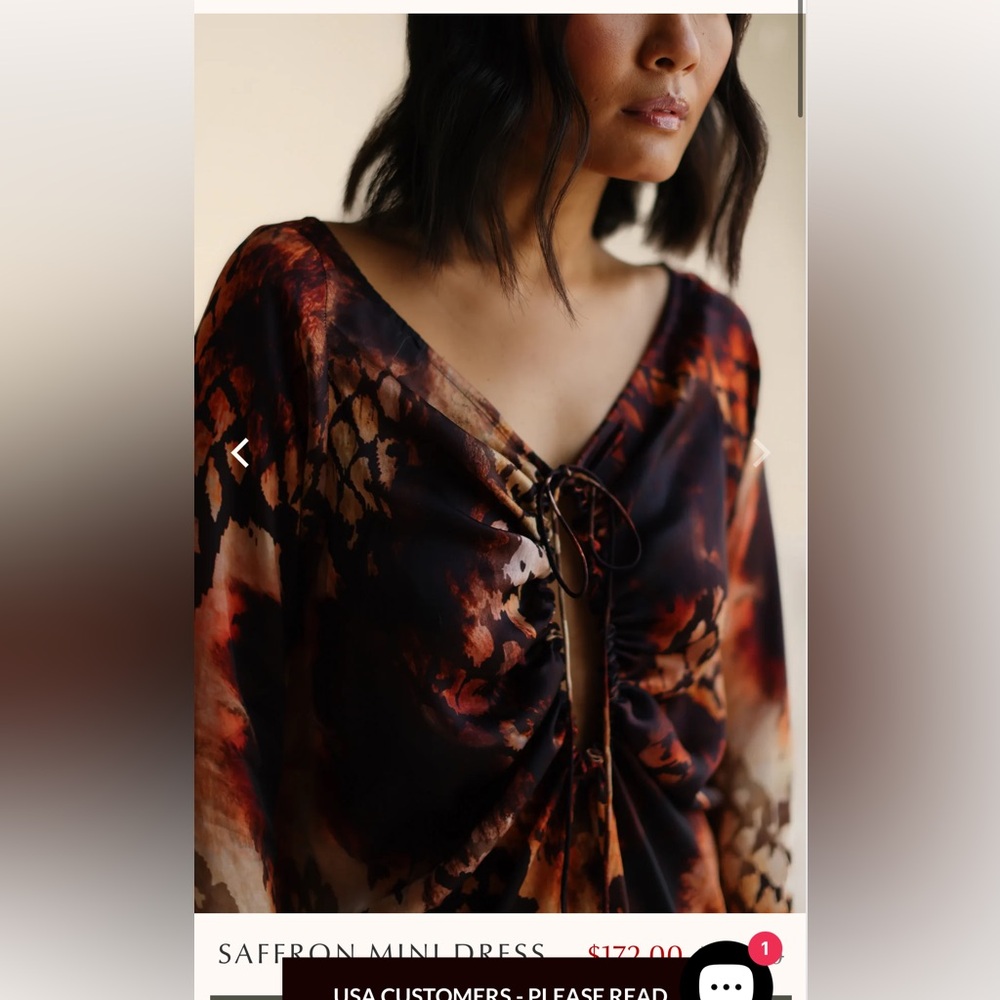 Safron midi dress